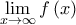 \mathop {\lim }\limits_{x \to \infty } f\left( x \right)