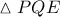 \vartriangle PQE