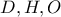 D,H,O