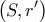 \displaystyle{\left( {S,r'} \right)}
