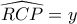 \widehat{RCP}=y