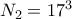 N_2 = 17^3