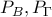 \displaystyle{ P_{B},P_{\Gamma}