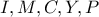 I,M,C,Y,P