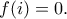f(i)=0.