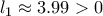 \displaystyle{l_1\approx 3.99>0}