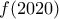f(2020)