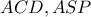 \displaystyle{ ACD, ASP}