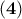 \displaystyle{\bf(4)}