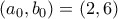 (a_0,b_0)=(2,6)