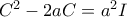 C^2-2aC=a^2I