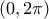 \left( 0,2\pi \right)