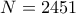 N=2451
