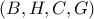(B,H,C,G) (B,H,C,G)