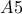 \displaystyle{A5}