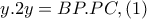 y.2y=BP.PC,(1) y.2y=BP.PC,(1)
