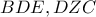 BDE, DZC
