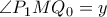 \angle P_1MQ_0=y