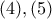 (4) ,(5)