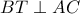 BT\perp AC