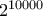 2^{10000}