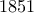 \displaystyle{1851}