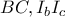 BC,I_{b}I_{c}