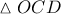 \vartriangle OCD