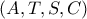 (A,T,S,C)