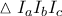 \vartriangle I_{a}I_{b}I_{c}