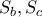 S_{b}, S_{c}