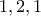1,2,1