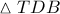 \vartriangle TDB