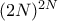 (2N)^{2N}