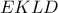 \displaystyle{EKLD}