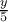 \frac{y}{5}