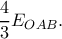 \dfrac{4}{3}E_{OAB}.