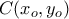 C(x_{o},y_{o})