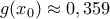 g(x_0)\approx 0,359