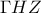 \displaystyle{\Gamma HZ}
