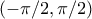 (-\pi/2,\pi/2)