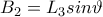B_{2}=L_{3}sin\vartheta