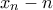 x_n-n