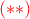 {\color {red} (**)}