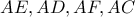 AE,AD,AF,AC