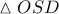\vartriangle OSD