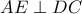 AE\perp DC