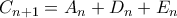 C_{n+1} = A_n+D_n+E_n