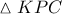 \vartriangle KPC