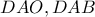 DAO,DAB
